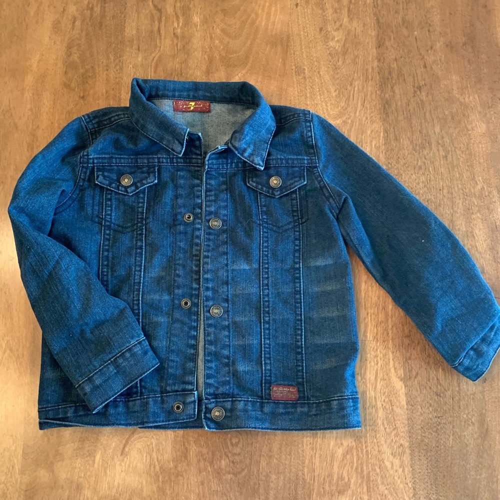 Seven for all mankind girls denim jean jacket 3-4t